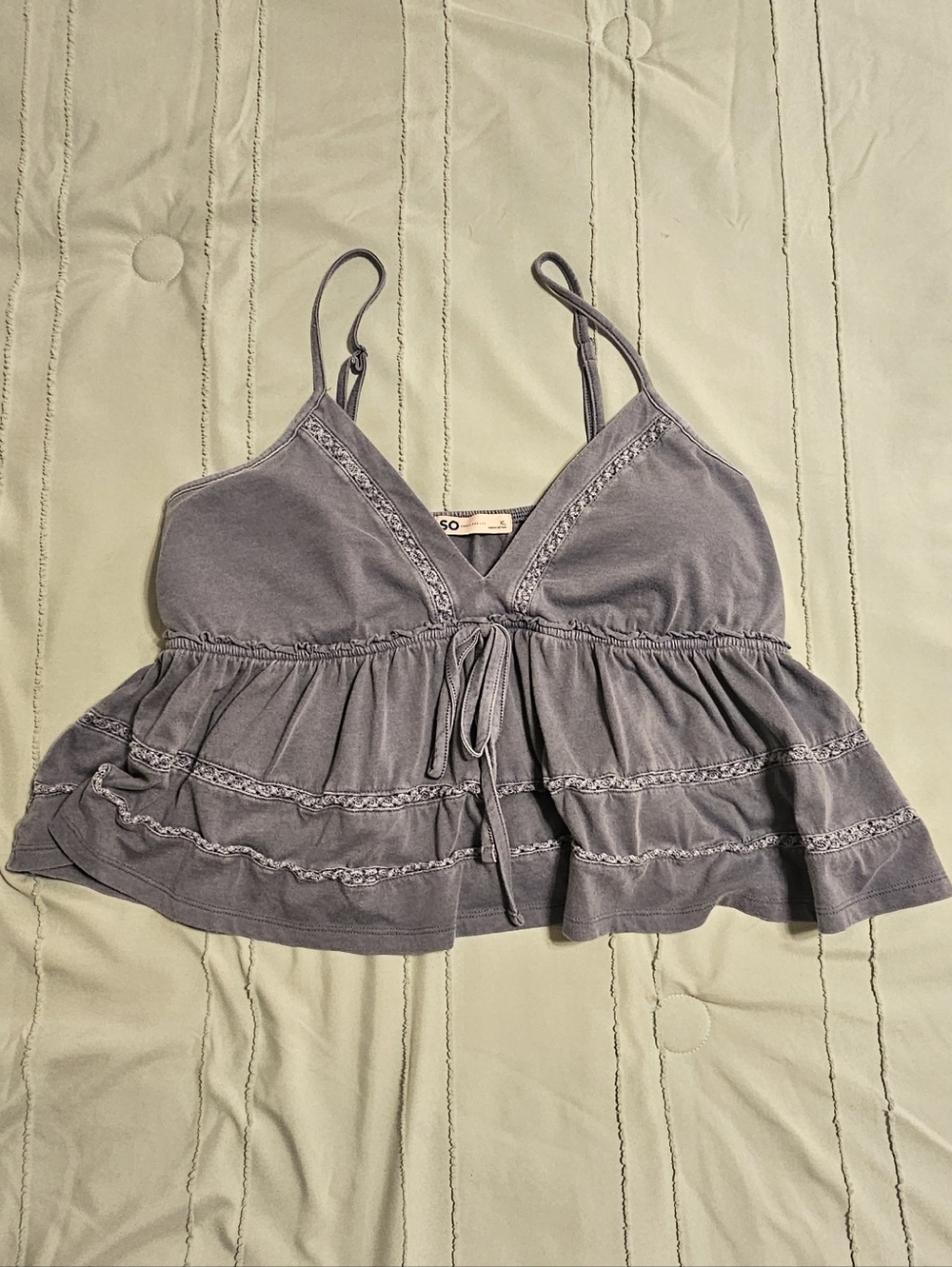 Juniors SO Molded Cup Tiered Lace Cami Size X-Large